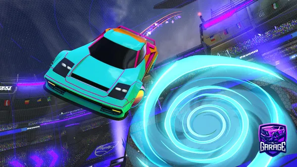 A Rocket League car design from Thonno