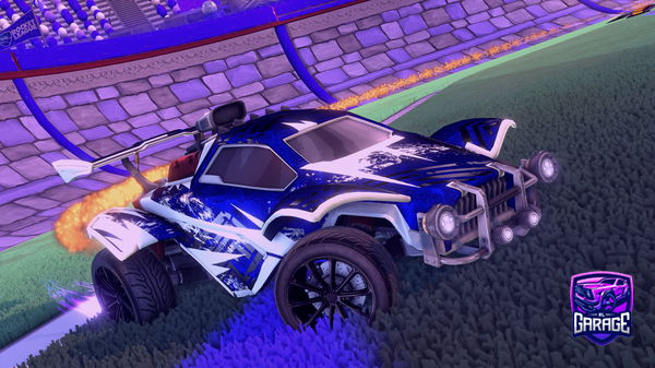 A Rocket League car design from Nonamebutpc