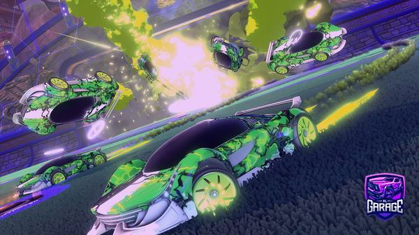 A Rocket League car design from ASH_FLAMES