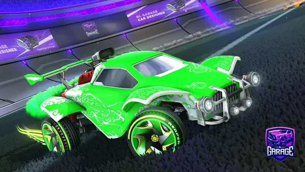 A Rocket League car design from SlowBathroom