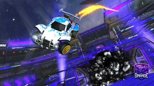 A Rocket League car design from ATQMIK