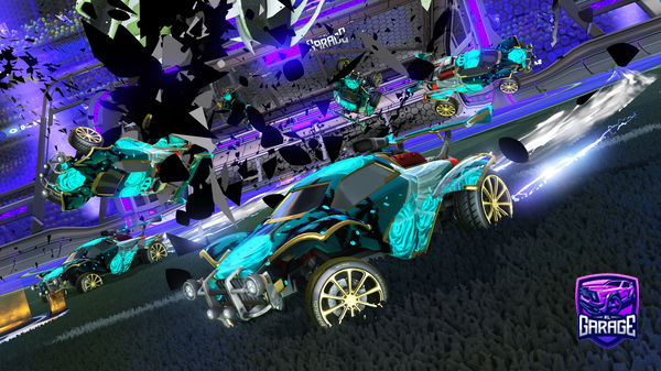 A Rocket League car design from BOBALOBAYOUS