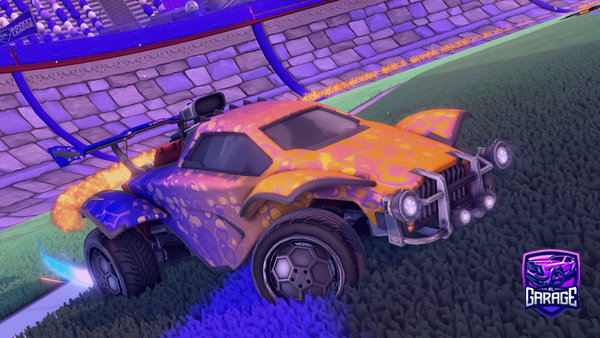 A Rocket League car design from itsMKR