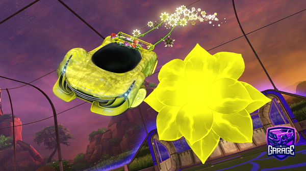 A Rocket League car design from -Mouni-