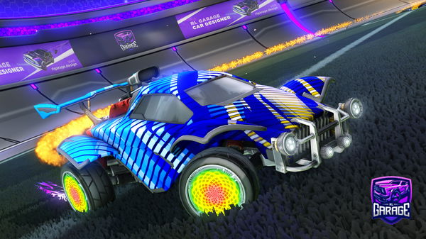 A Rocket League car design from NEDOFLICK