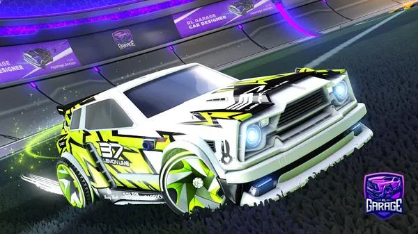 A Rocket League car design from -Fl1NT-