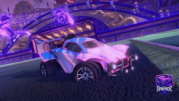 A Rocket League car design from PoggyPaulinylol