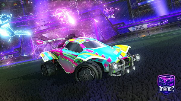 A Rocket League car design from stampy276