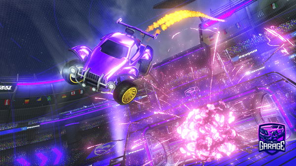 A Rocket League car design from TMN18