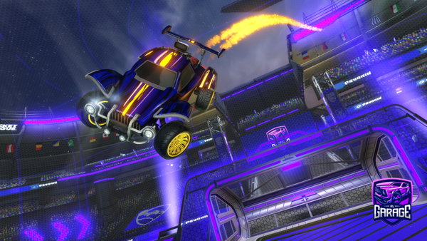 A Rocket League car design from dakotabegoated