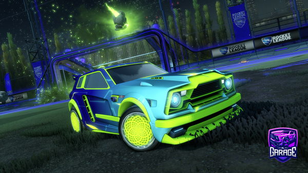 A Rocket League car design from McLarenpro