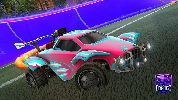 A Rocket League car design from AMROFRE