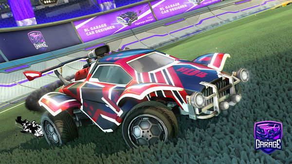 A Rocket League car design from boooooooiii