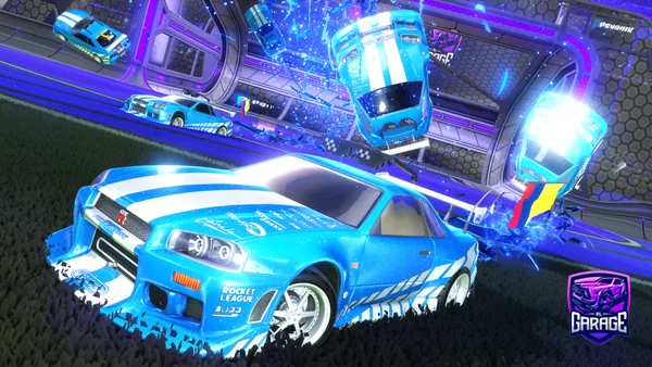 A Rocket League car design from Kipito21