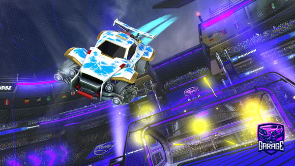 A Rocket League car design from RLCS_FNCS