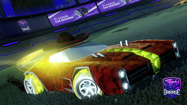 A Rocket League car design from TopBinner