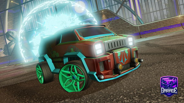 A Rocket League car design from t7k0