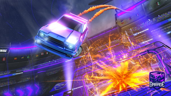 A Rocket League car design from FaZeTrY_Fyreo1