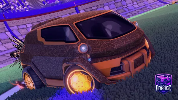 A Rocket League car design from VantablackF