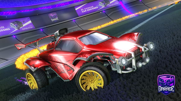 A Rocket League car design from Shxdow-_-