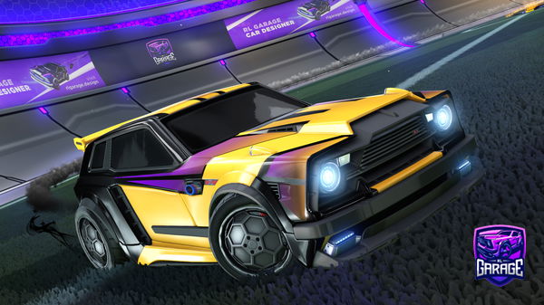A Rocket League car design from rocketechange