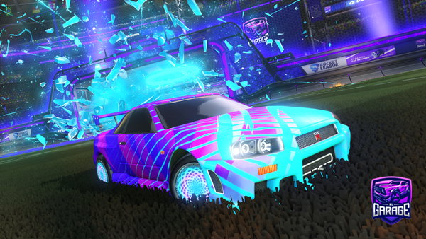 A Rocket League car design from FireGhost1901