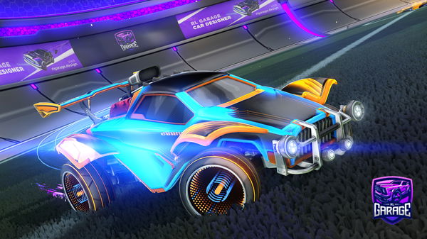 A Rocket League car design from Fjoompaz