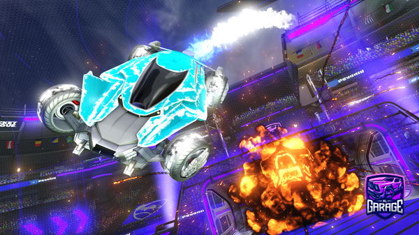 A Rocket League car design from NokiTLoki7