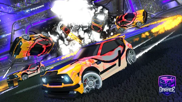 A Rocket League car design from stunseeb