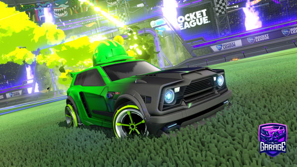 A Rocket League car design from TimezenYT