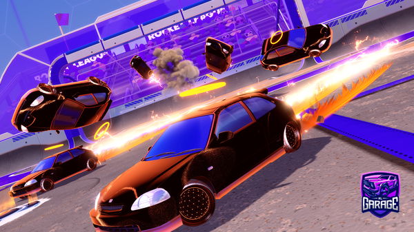 A Rocket League car design from Threeerios