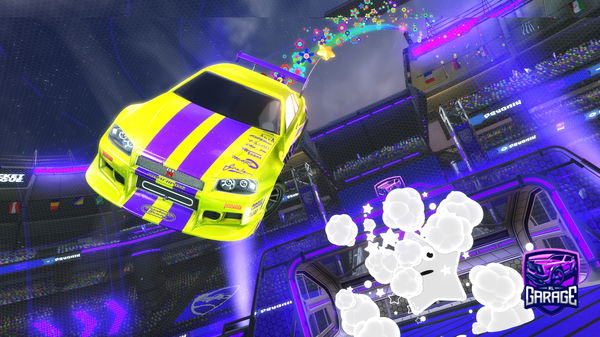 A Rocket League car design from GreenWeather8092