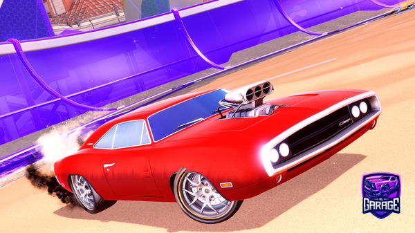 A Rocket League car design from vooza17