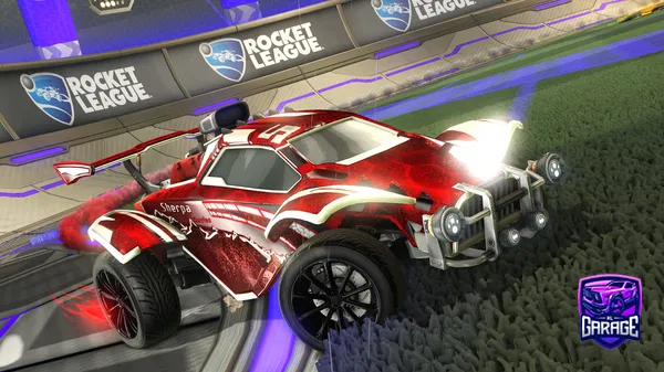 A Rocket League car design from Yakamu