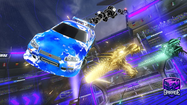 A Rocket League car design from ALAd3en