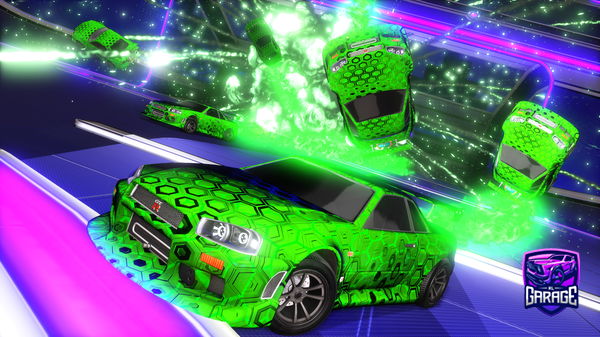 A Rocket League car design from toxnado