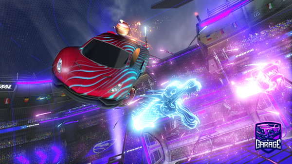 A Rocket League car design from Tigersgoalie6