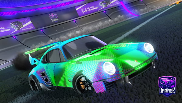 A Rocket League car design from Sebaxsv