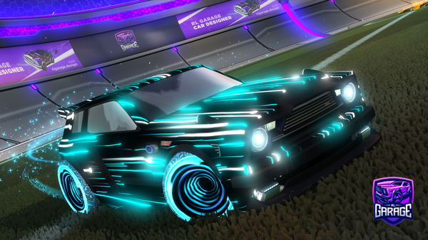 A Rocket League car design from Apood_CMC
