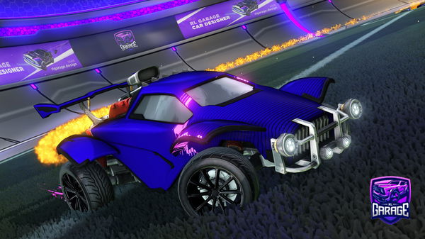 A Rocket League car design from Pinkasaurus