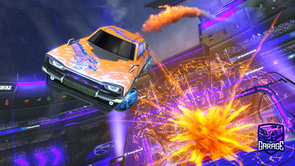 A Rocket League car design from TsarBomba50