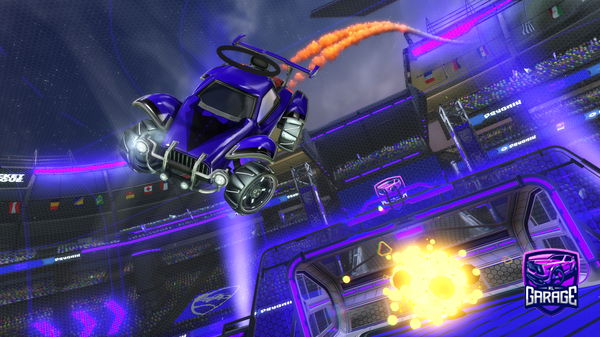 A Rocket League car design from etakb