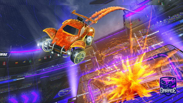 A Rocket League car design from Statogirl
