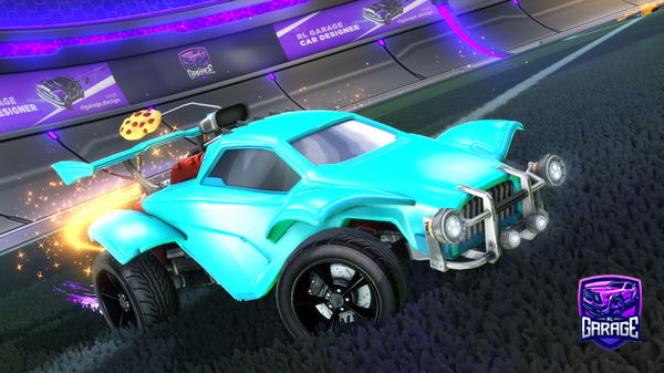 A Rocket League car design from Fentonfox