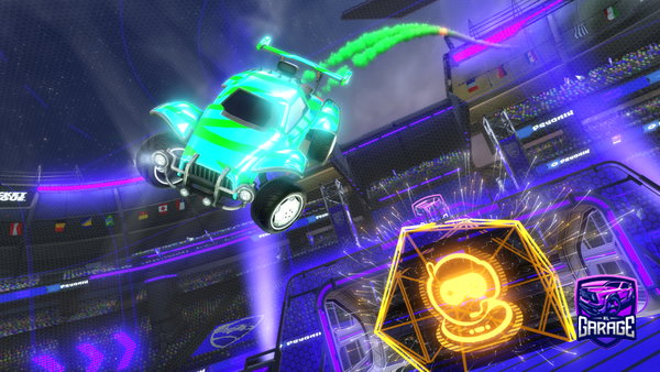 A Rocket League car design from soapysma