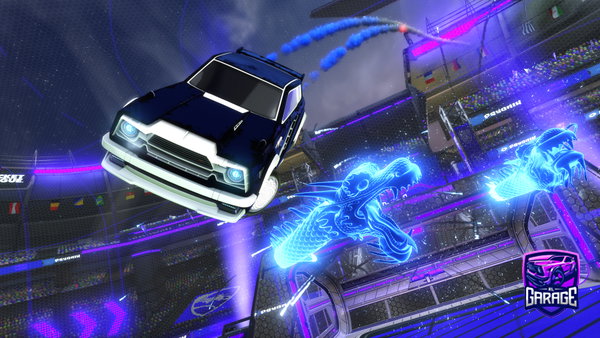 A Rocket League car design from Bluwie
