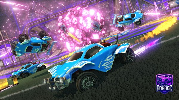 A Rocket League car design from SkyOnTheMoon