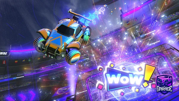 A Rocket League car design from patpas