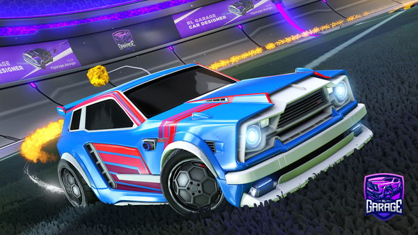 A Rocket League car design from TRA_X