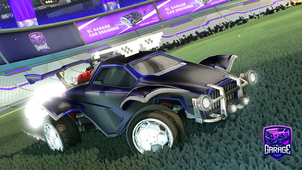 A Rocket League car design from santirocketsXD